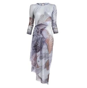 Ala von Auersperg Electra Sheer Mesh Topper or similar long-sleeve dress
